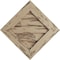 Ekena Millwork Timberthane Pecky Cypress Diamond Faux Wood Non-Functional Gable Vent, Primed Tan, 36"W x 36"H GVURDI36X36DPCPR - alternate 1